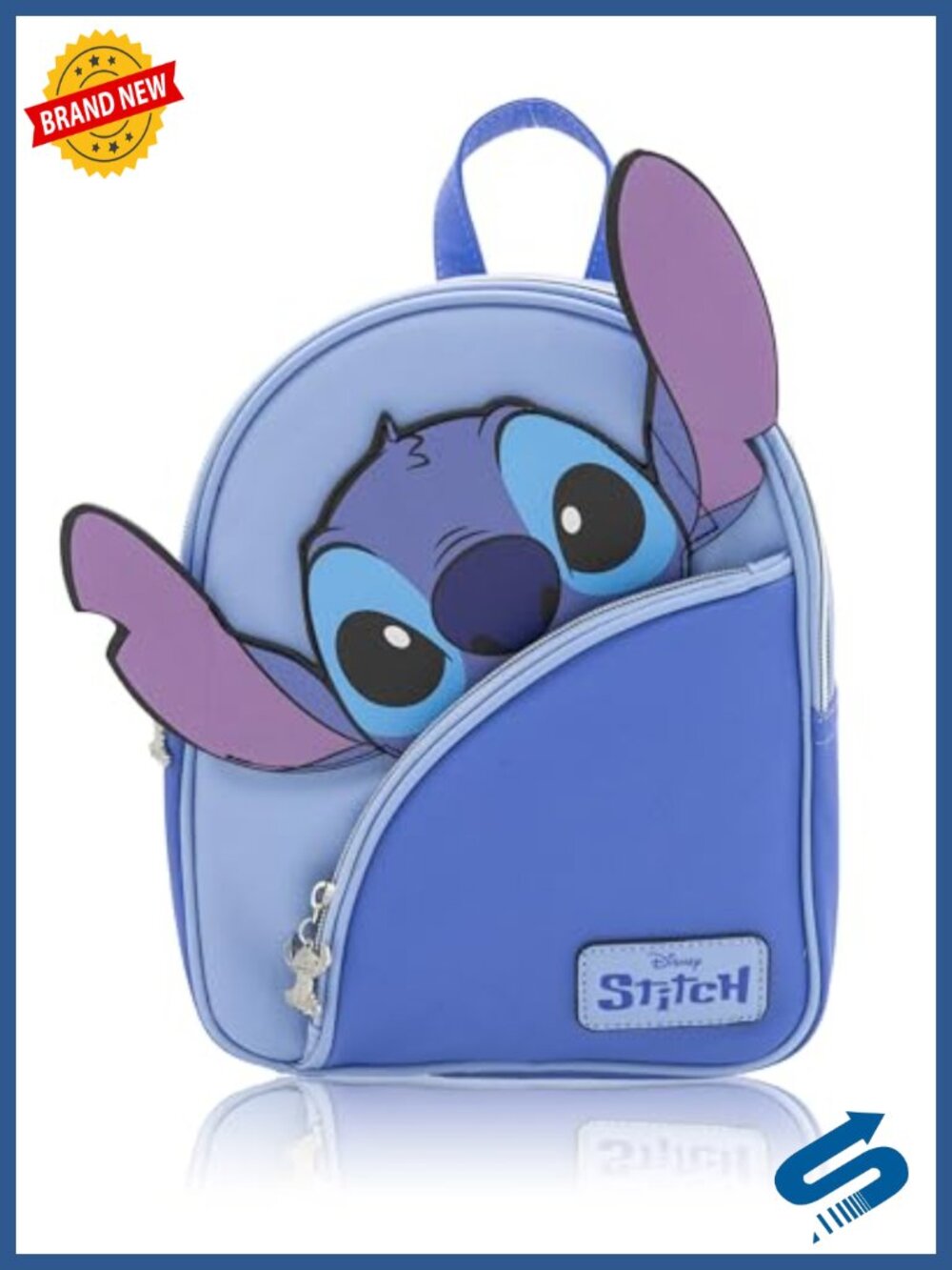 Disney Lilo & Stitch Mini Backpack PU Leather 10" Shoulder Purse